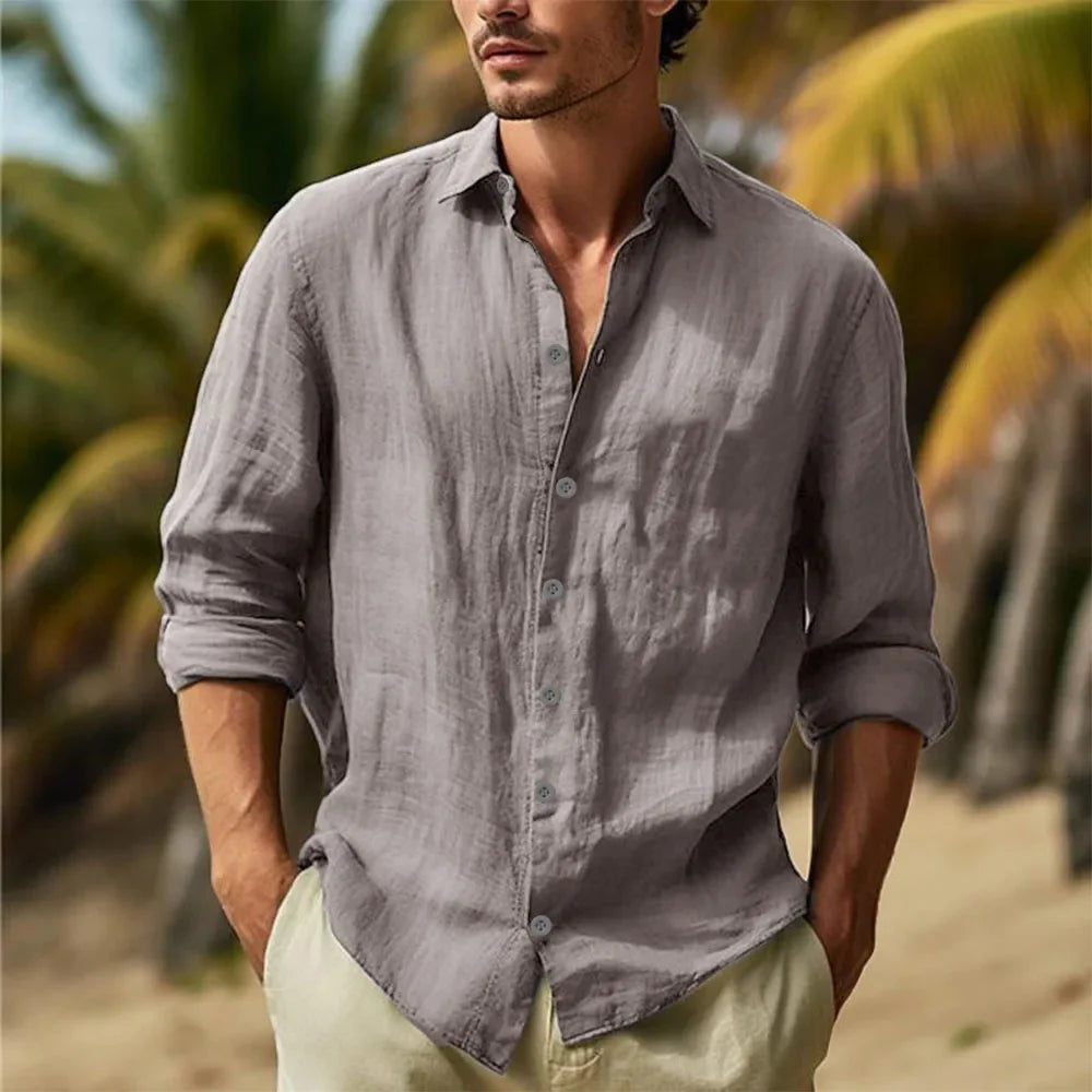 Aurestton Capri Linen Cotton Shirt